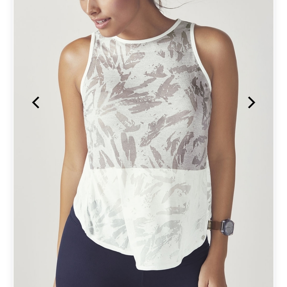 Fabletics Millie open back tank top size XS